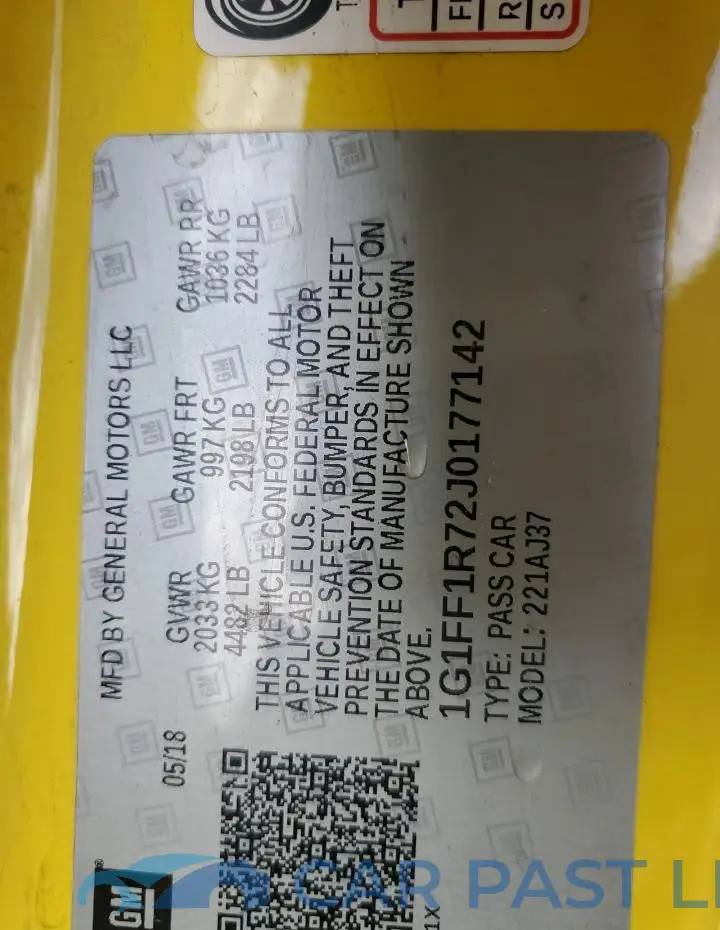 1G1FF1R72J0177142# 13