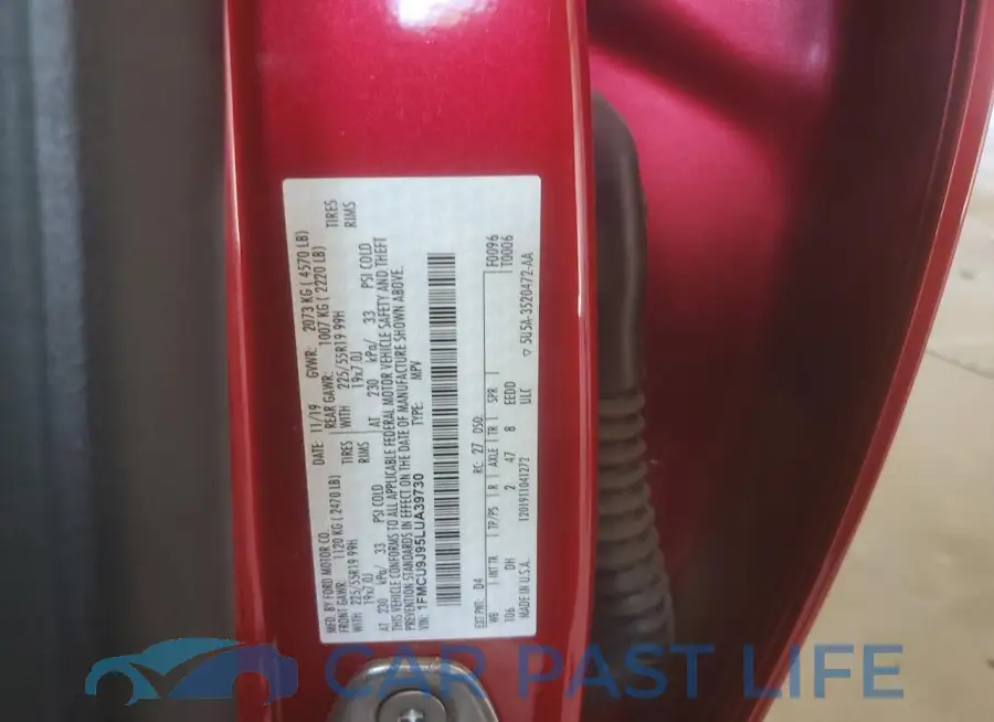 1FMCU9J95LUA39730# 14