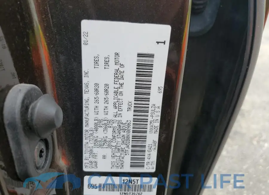 5TFJA5DB0NX009063# 12