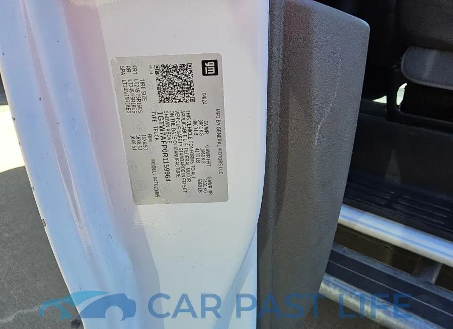 1GTW7AFP0R1159964# 12