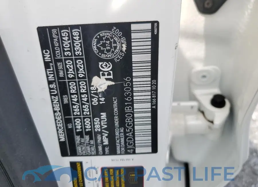 4JGDA5GB0JB163056# 14