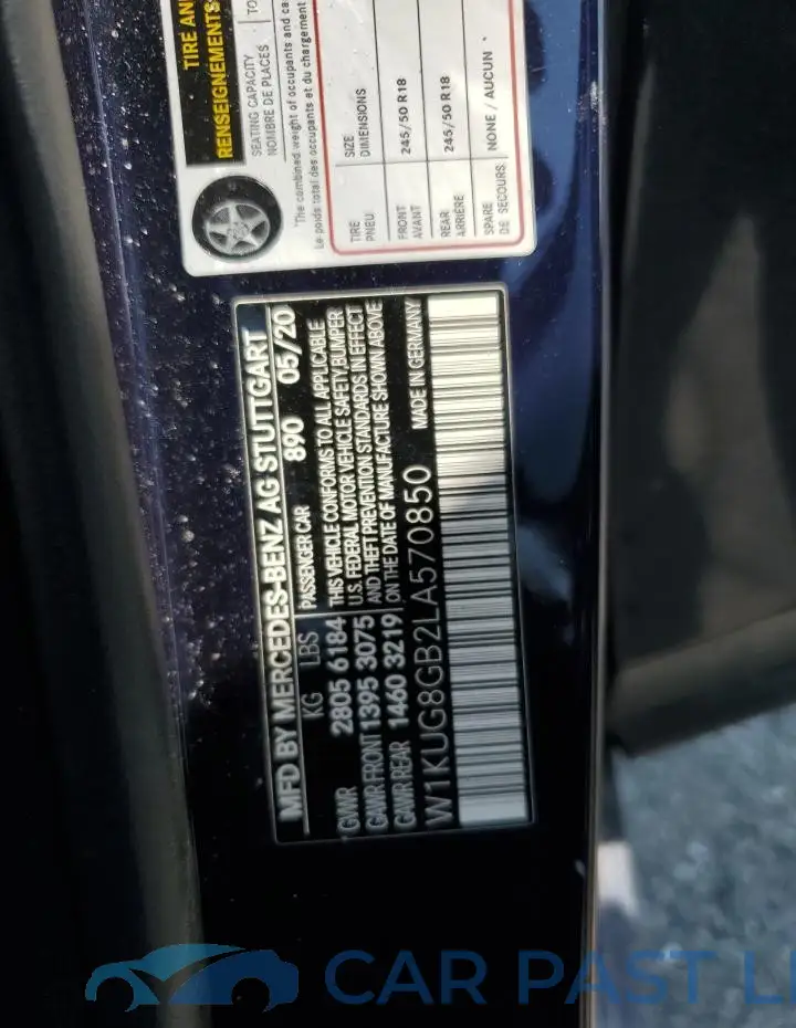 W1KUG8GB2LA570850# 12