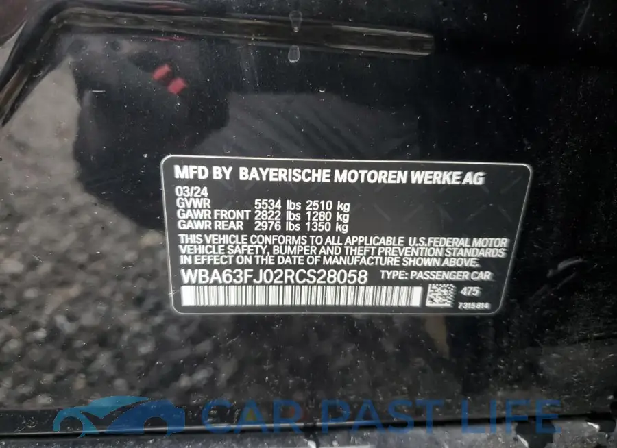 WBA63FJ02RCS28058# 12