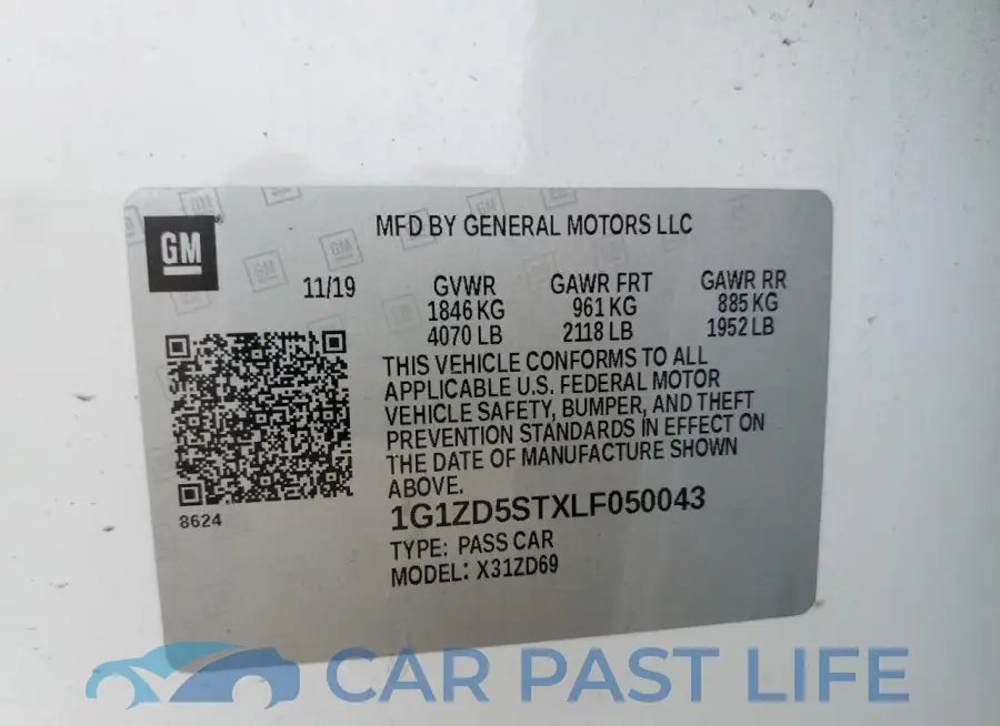 1G1ZD5STXLF050043# 13