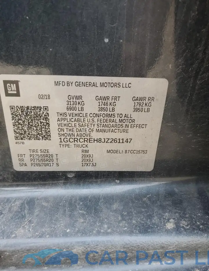 1GCRCREH8JZ261147# 13