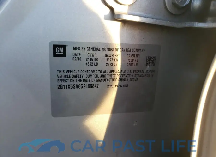2G11X5SA8G9169842# 13