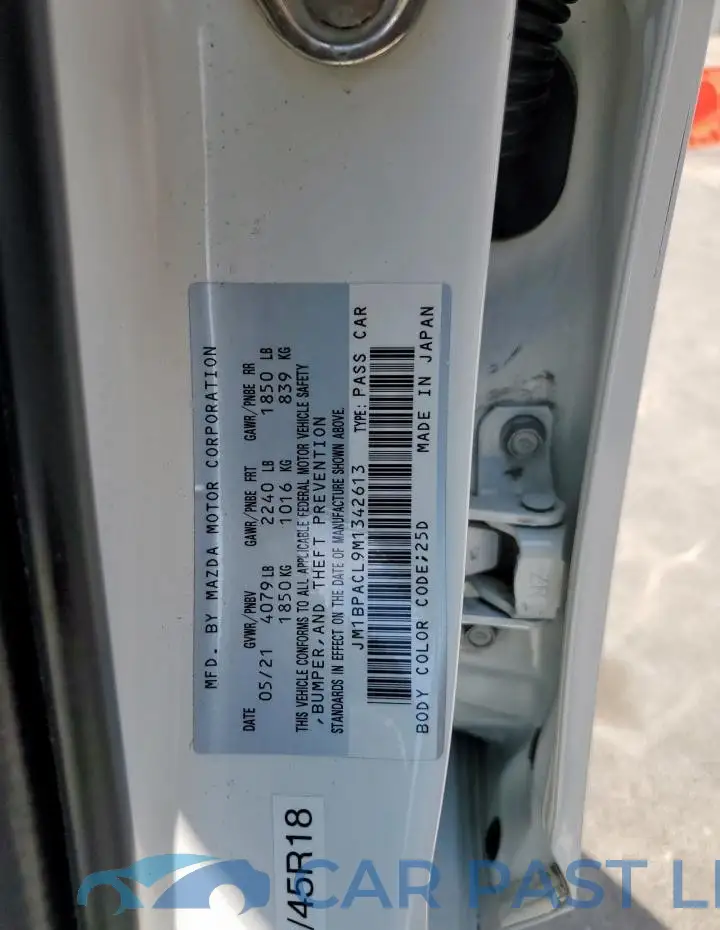 JM1BPACL9M1342613# 12