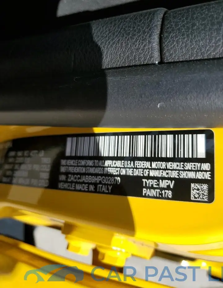 ZACCJABB9HPG02870# 12