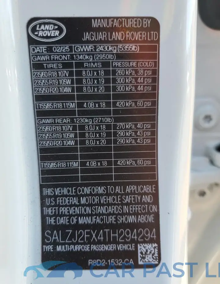 SALZJ2FX4TH294294# 14