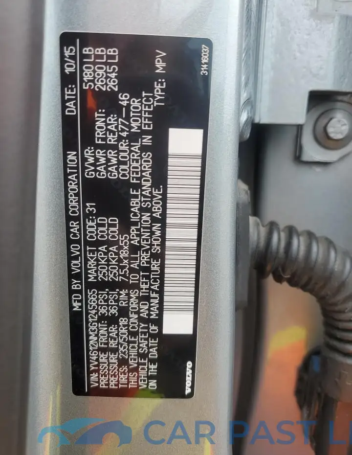 YV4612NM3G1245665# 13