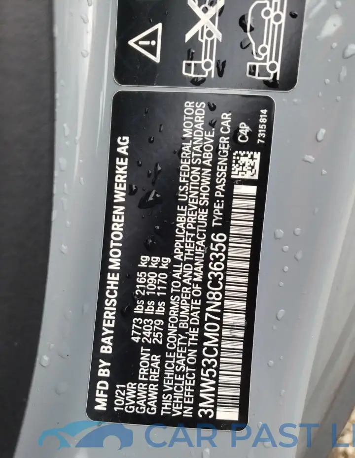 3MW53CM07N8C36356# 12