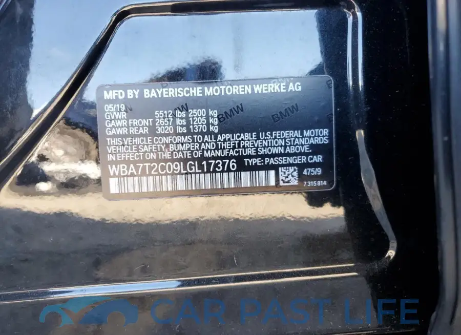 WBA7T2C09LGL17376# 12