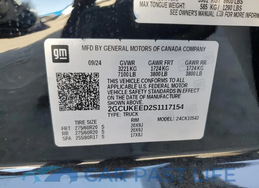 2GCUKEED2S1117154# 12