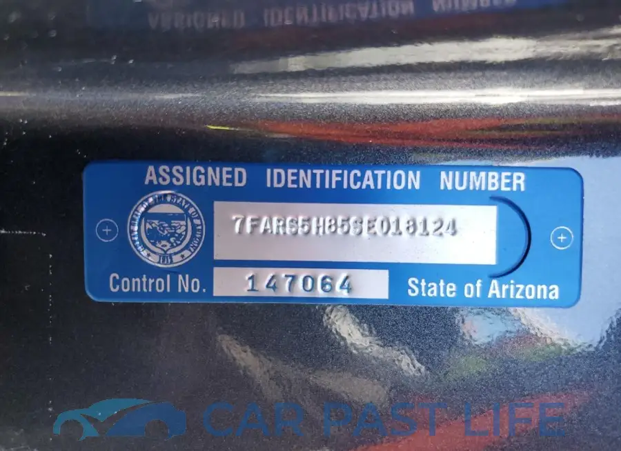 7FARS5H85SE018124# 12