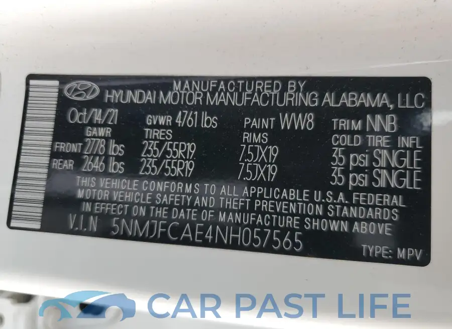 5NMJFCAE4NH057565# 14