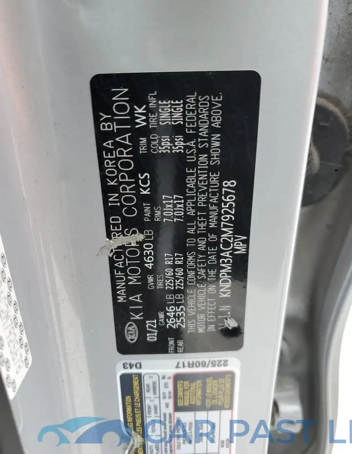KNDPM3AC2M7925678# 14