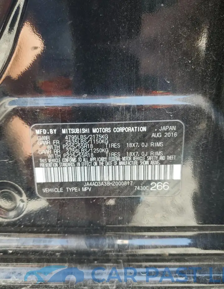 JA4AD3A38HZ000817# 14