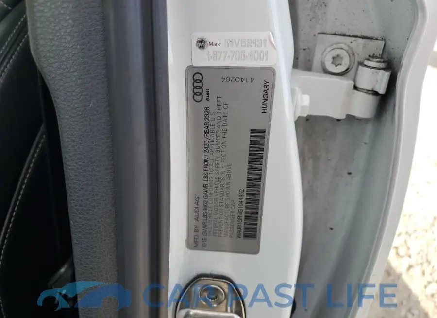 WAUB1GFF4G1044952# 12