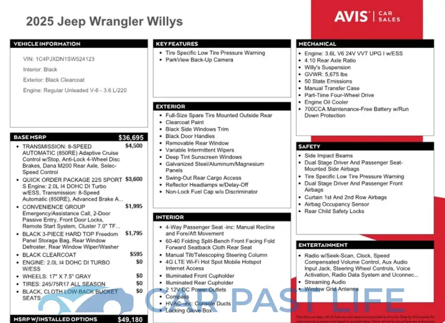 1C4PJXDN1SW524123# 13