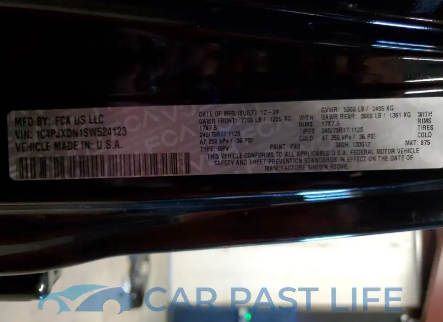 1C4PJXDN1SW524123# 14