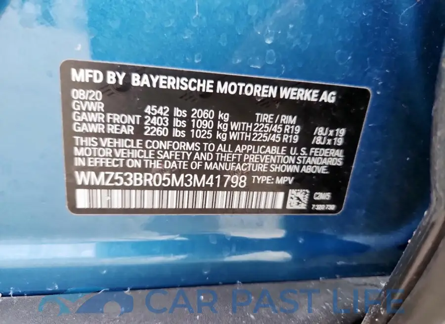WMZ53BR05M3M41798# 13