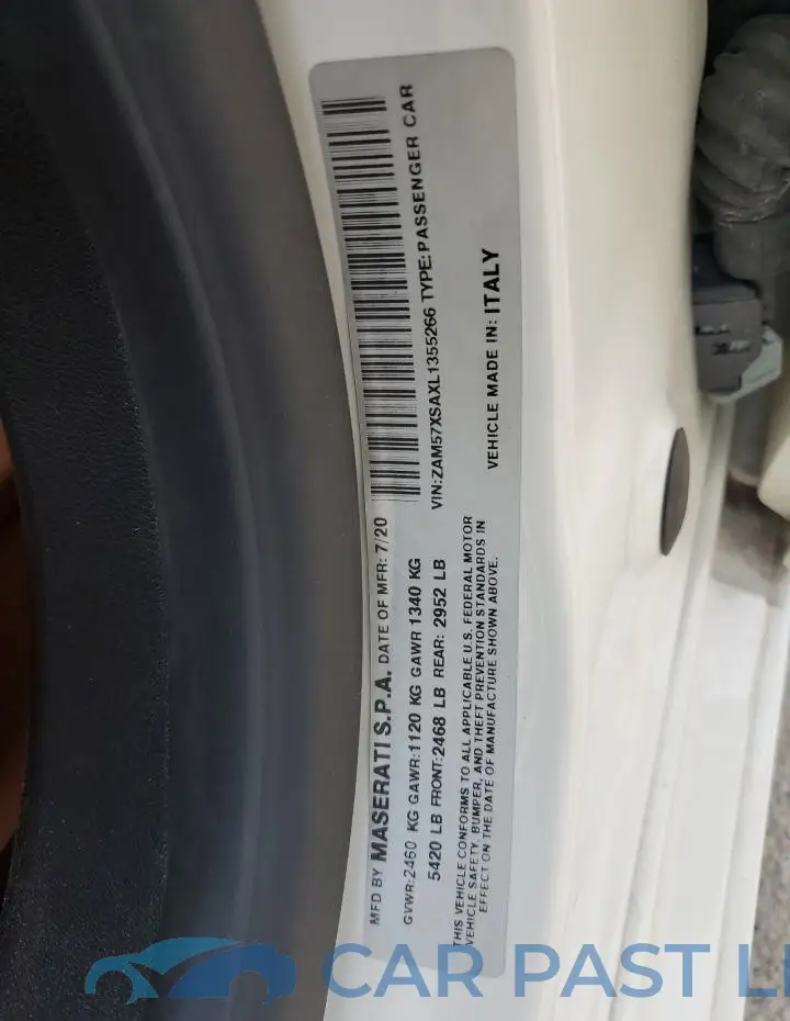 ZAM57XSAXL1355266# 12