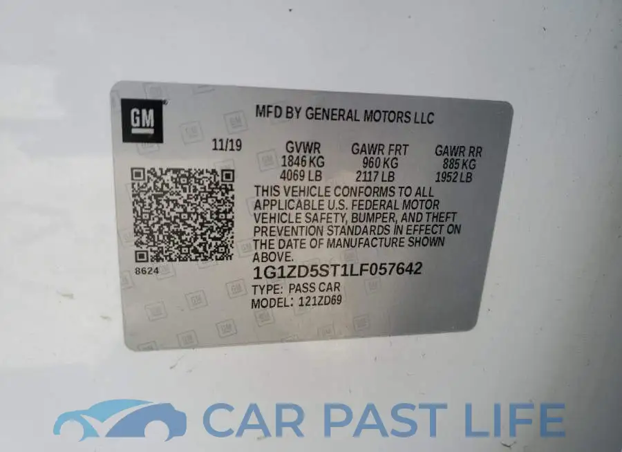 1G1ZD5ST1LF057642# 12