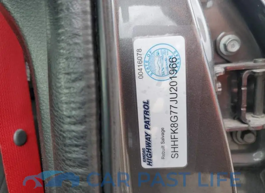 SHHFK8G77JU201966# 13