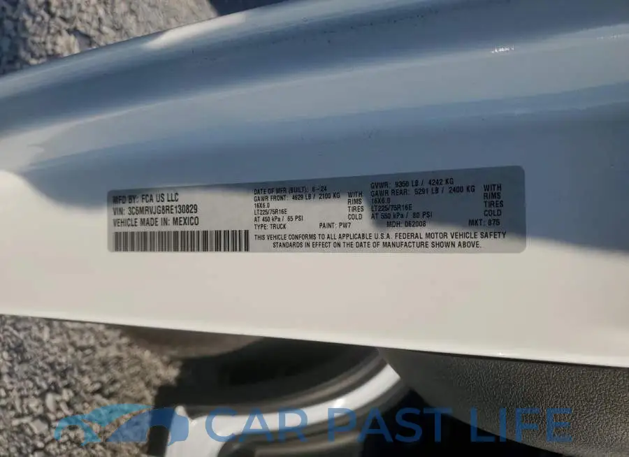 3C6MRVJG8RE130829# 13