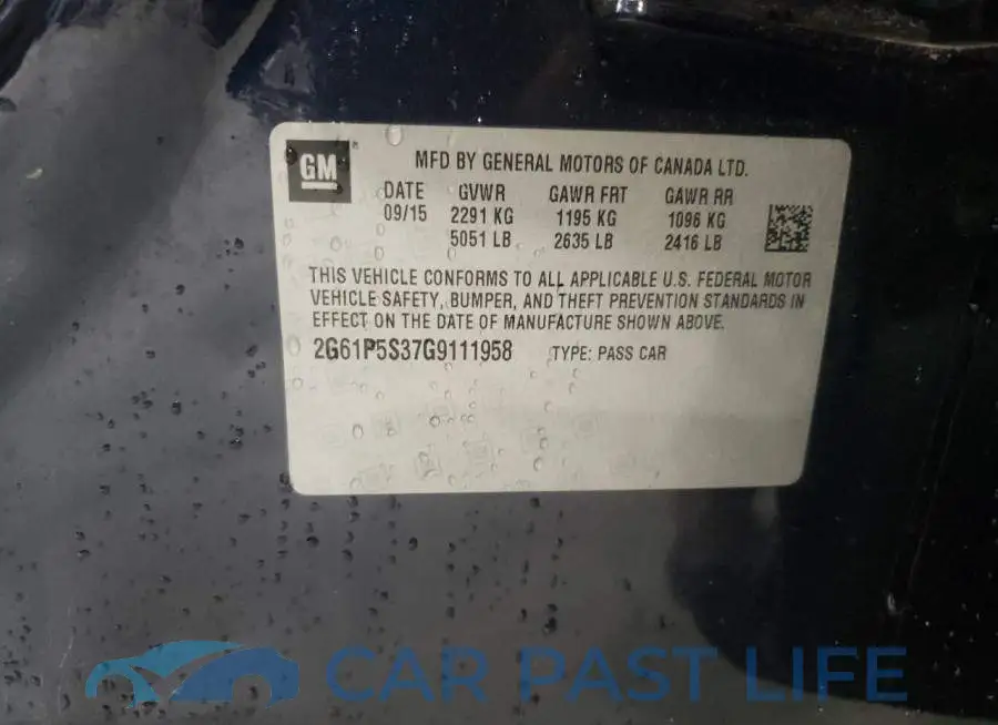 2G61P5S37G9111958# 12