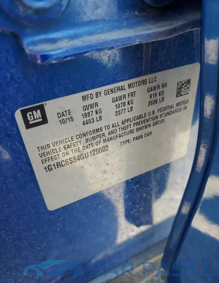 1G1RC6S54GU120602# 12