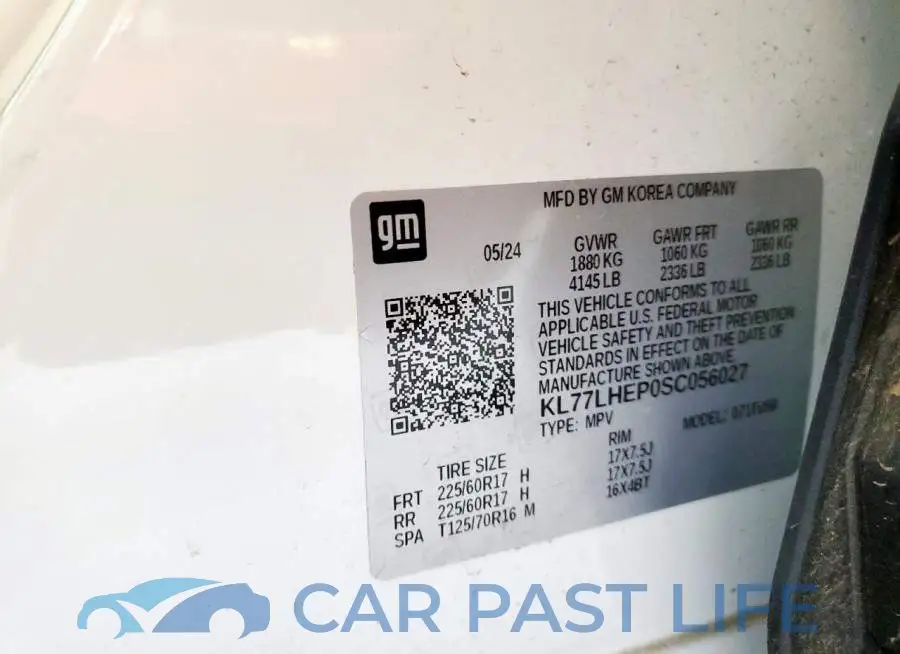 KL77LHEP0SC056027# 13