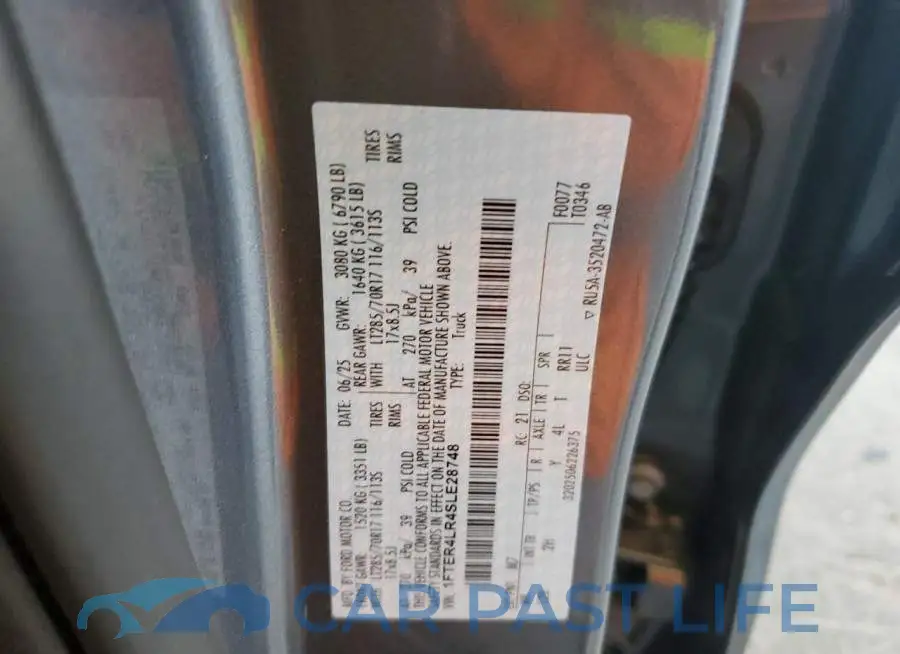 1FTER4LR4SLE28748# 12