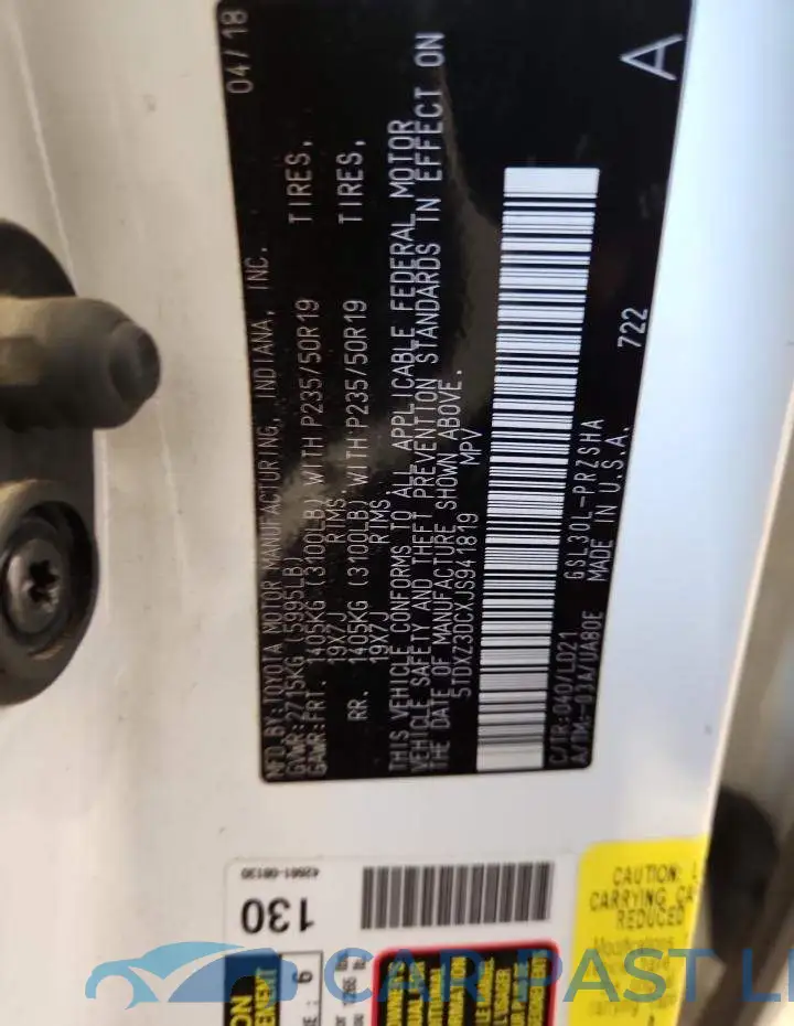 5TDXZ3DCXJS941819# 14