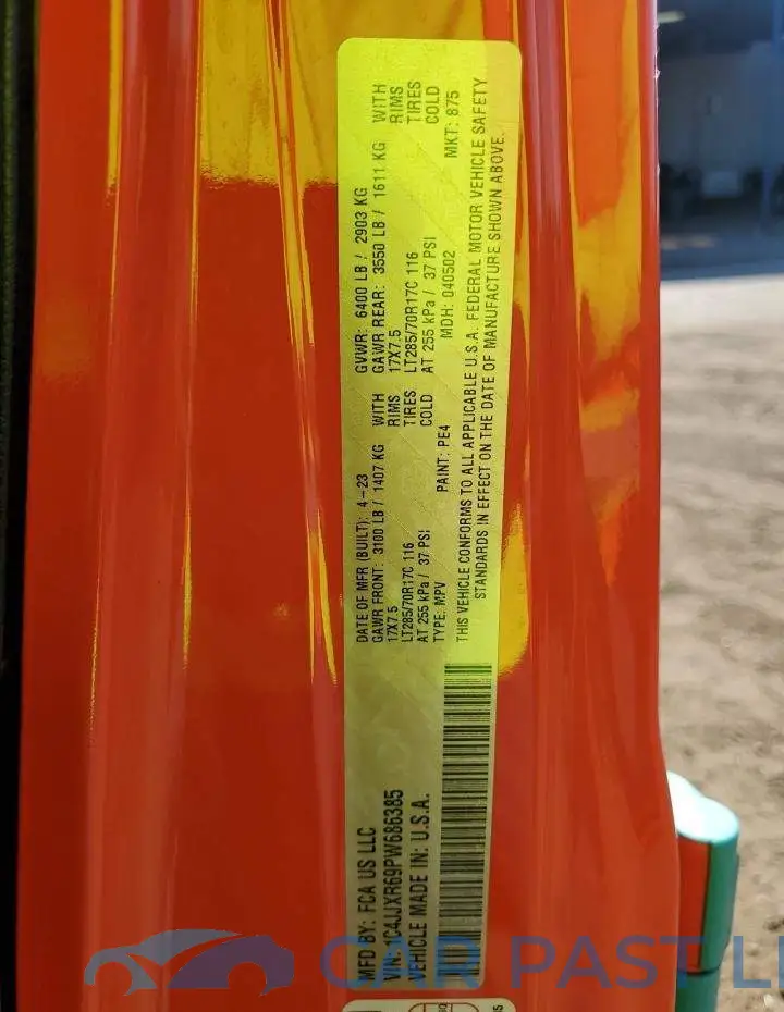 1C4JJXR69PW686385# 13