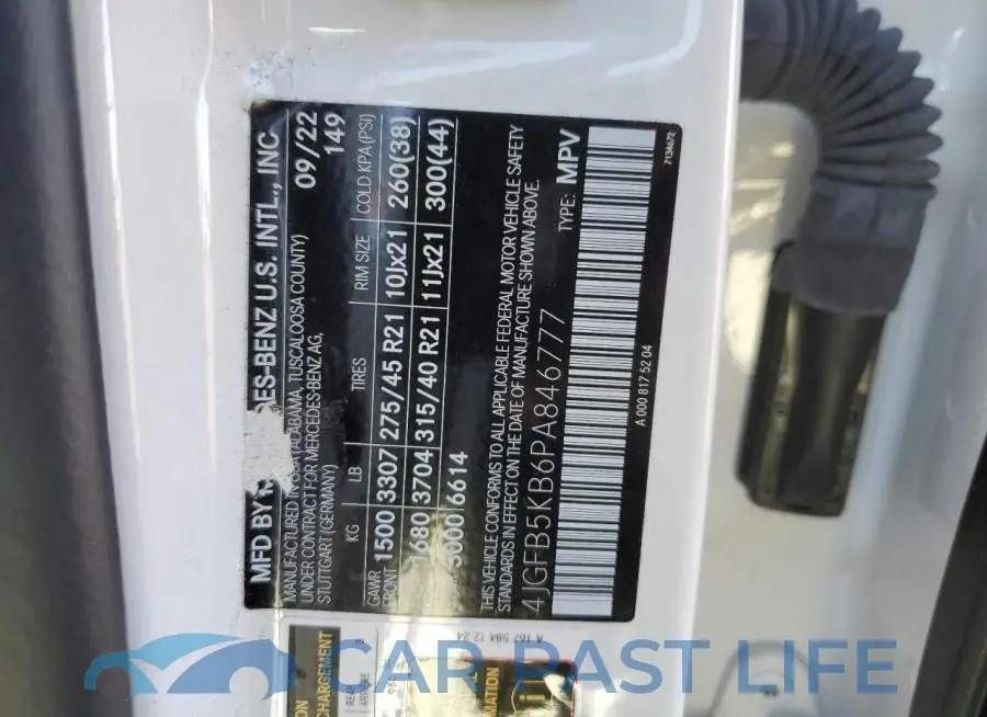 4JGFB5KB6PA846777# 13