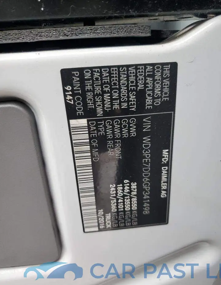 WD3PE7DD6GP341498# 13