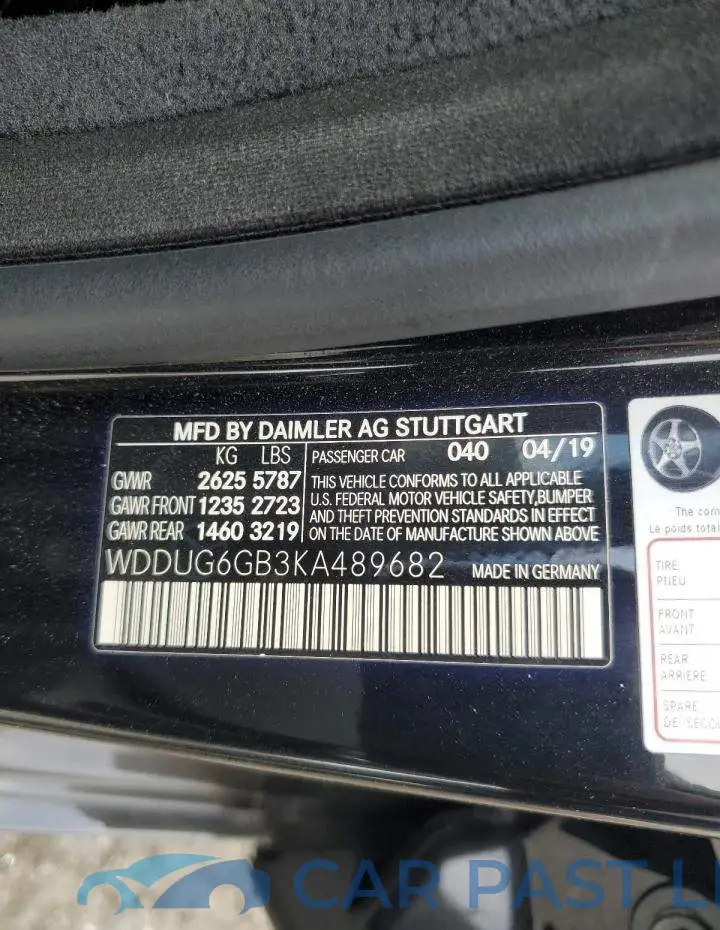 WDDUG6GB3KA489682# 12