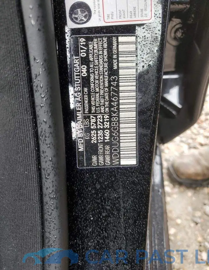 WDDUG6GB8KA467743# 13