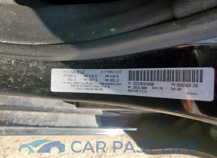 1C3CCCAB7GN160688# 12