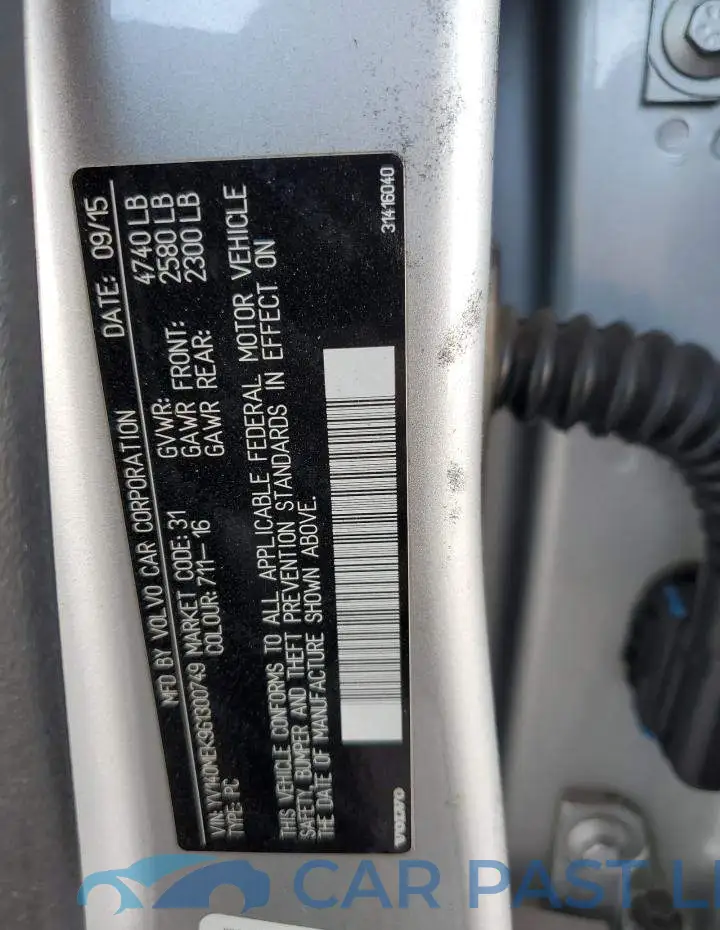 YV140MEK9G1300749# 12