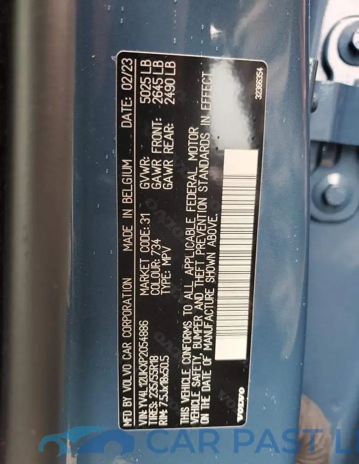 YV4L12UKXP2054886# 14