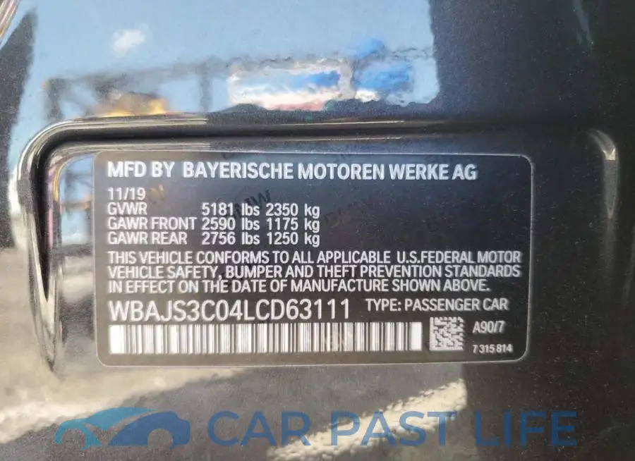 WBAJS3C04LCD63111# 12