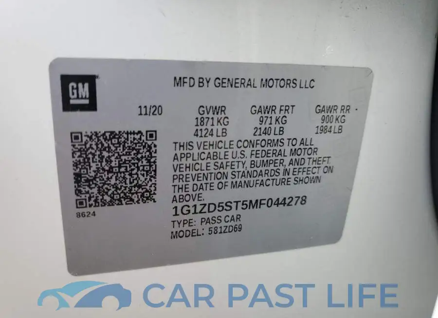 1G1ZD5ST5MF044278# 12