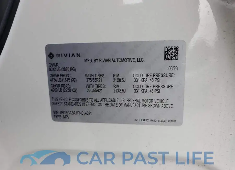 7PDSGABA1PN014821# 13