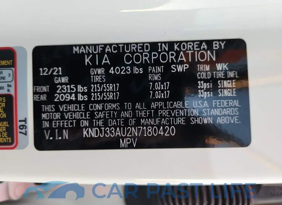 KNDJ33AU2N7180420# 12