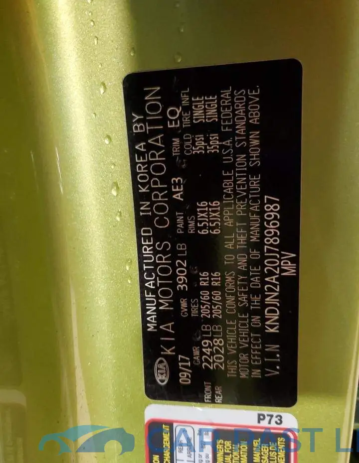 KNDJN2A20J7896987# 12