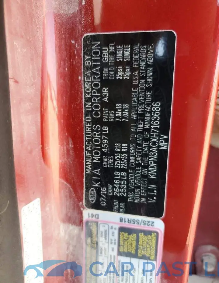 KNDPN3ACXH7163686# 13