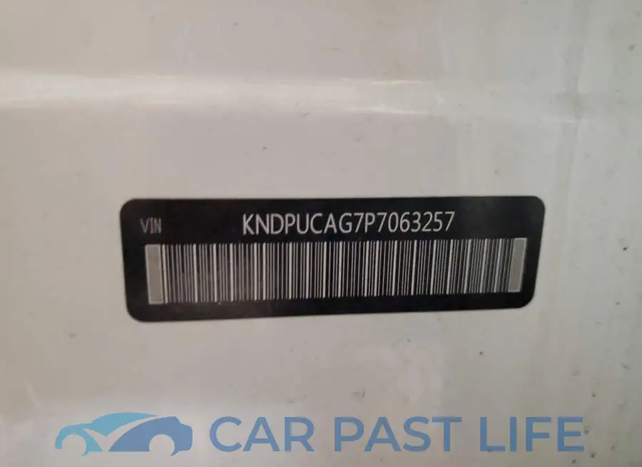 KNDPUCAG7P7063257# 14