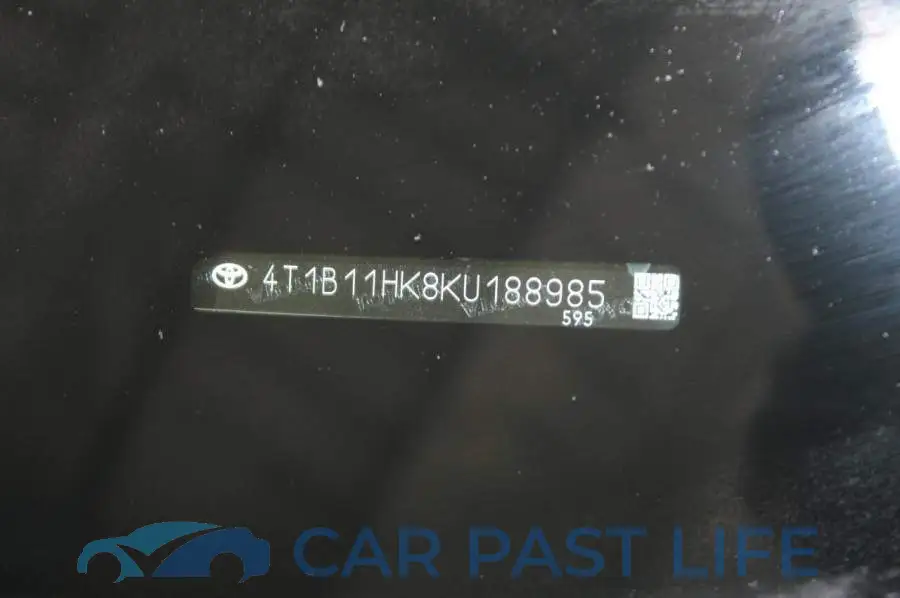4T1B11HK8KU188985# 10